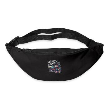 J’ai besoin de ma place Spaceman avec vaisseau spatial - Sac banane - noir - Devant