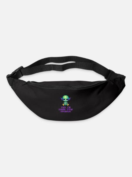 YEP, I'M FROM THIS SPHERE! Cute Alien Baby - Bum bag - black