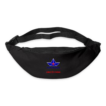 BONNE FÊTE. FÊTE DES MÈRES. FÊTE DES PÈRES. FÊTE - Sac banane - noir - Devant