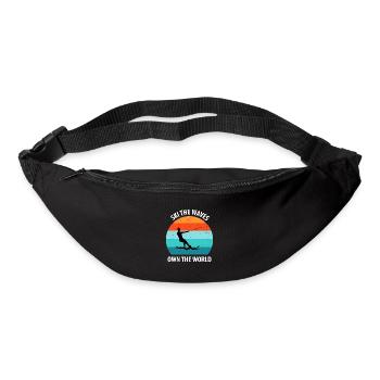Water skis, water skis, water skiers - Bum bag - black - Front