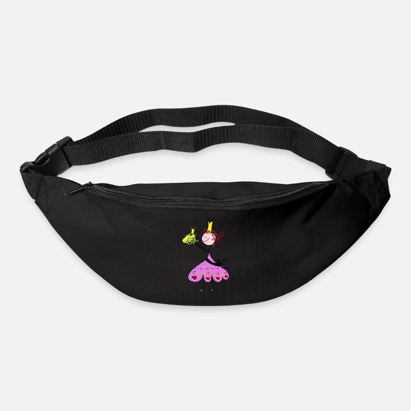 Frosch Prinzessin - Gürteltasche - Schwarz