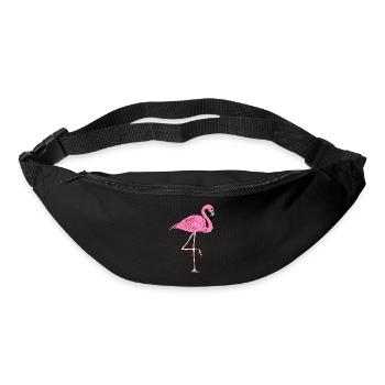 FLAMANT - Sac banane - noir - Devant