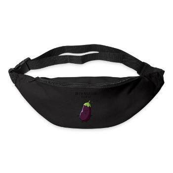 Baila vegan Aubergine regaeton - Gürteltasche - Schwarz - Vorne