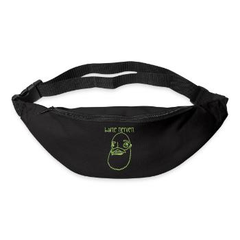 Bärte nerven! - Gürteltasche - Schwarz - Vorne