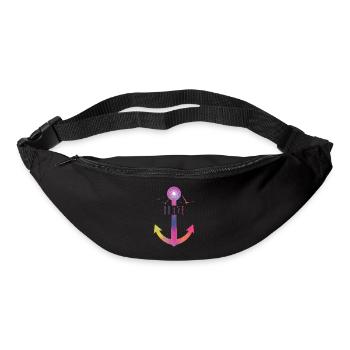 Brave - Colorful Anchor - Gürteltasche - Schwarz - Vorne
