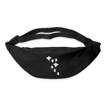 Fantômes Fantômes Ghost Hour Cadeau effrayant - Sac banane - noir - Devant