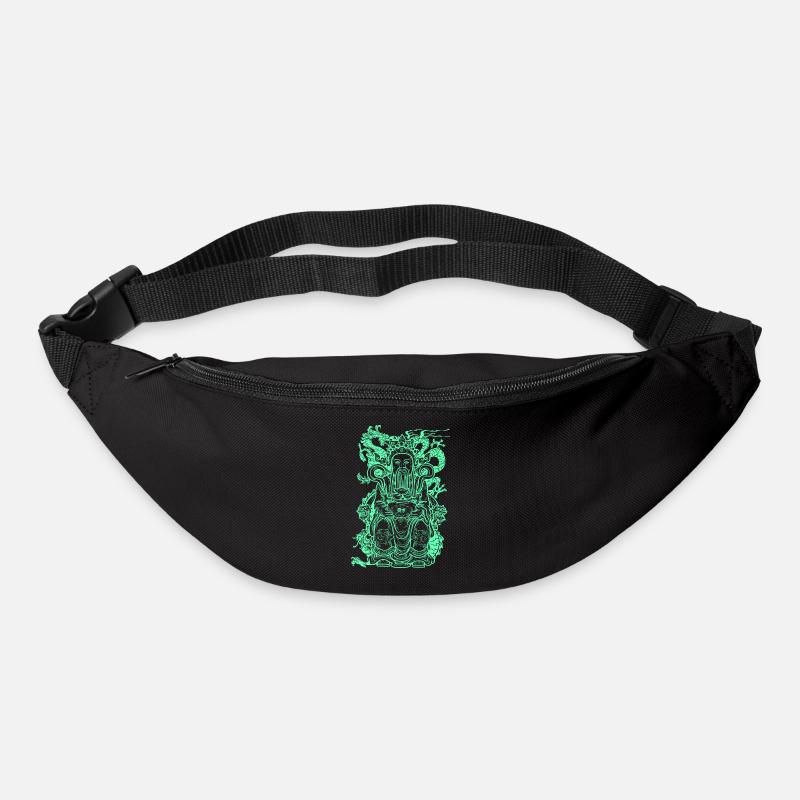 Buddha Figur - Gürteltasche - Schwarz