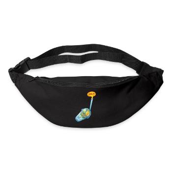 Pufferfish in plastic glass request help - Bum bag - black - Front