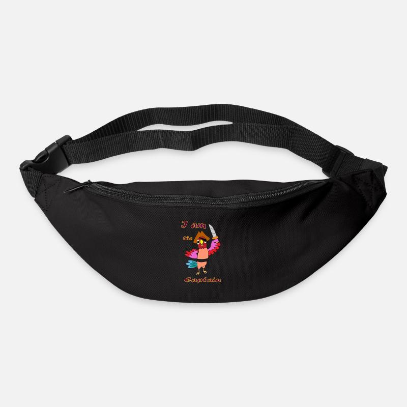 I am the Captain - Gürteltasche - Schwarz