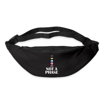 Pansexuel Stolz Drôle de Design couleurs de - Sac banane - noir - Devant