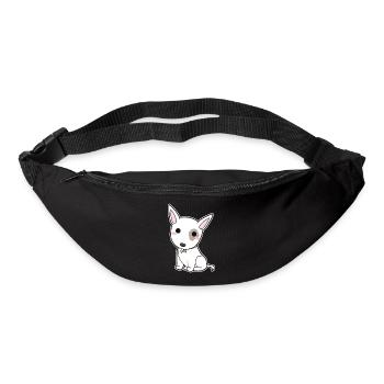 Bull terrier - Bum bag - black - Front