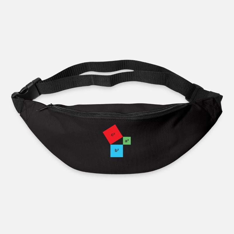 Satz des Pythagoras - Gürteltasche - Schwarz