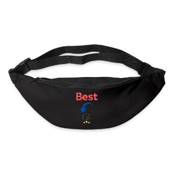 best girlfriend / meilleur copine - Sac banane - noir - Devant