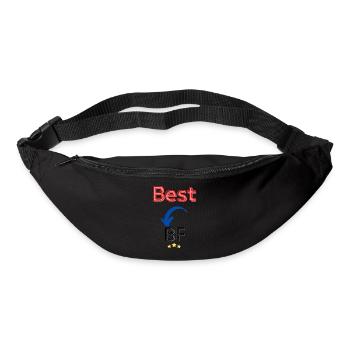 Bester Freund / Bester Freund - Gürteltasche - Schwarz - Vorne