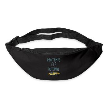 Hiver raclette - Sac banane - noir - Devant