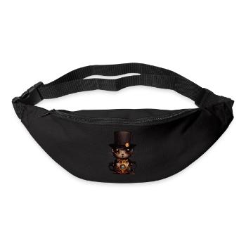 Elegant cat - Bum bag - black - Front