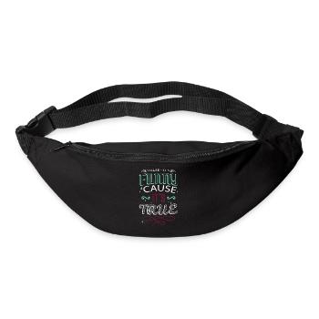 Idée de cadeau d’anniversaireCadeau geek pour la fête des pères - Sac banane - noir - Devant