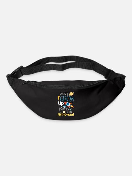 Space Space SpaceShip Planet - Bum bag - black