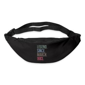 Légende depuis mars 1983 - Sac banane - noir - Devant