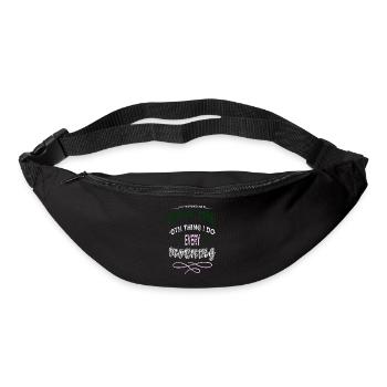 dayfathers day - Gürteltasche - Schwarz - Vorne