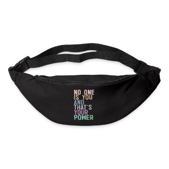 Personne n’est vous et c’est votre pouvoir - Sac banane - noir - Devant