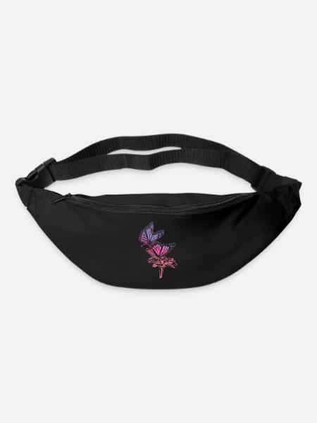 Monarch Butterfly Sketch Graphic Butterfly Lovers - Sac banane - noir