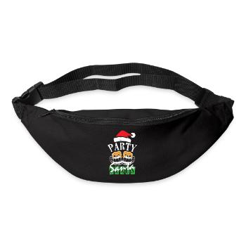 Beer Party Santa Claus Christmas Party - Gürteltasche - Schwarz - Vorne