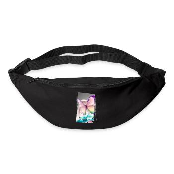 Melting butterfly - Bum bag - black - Front