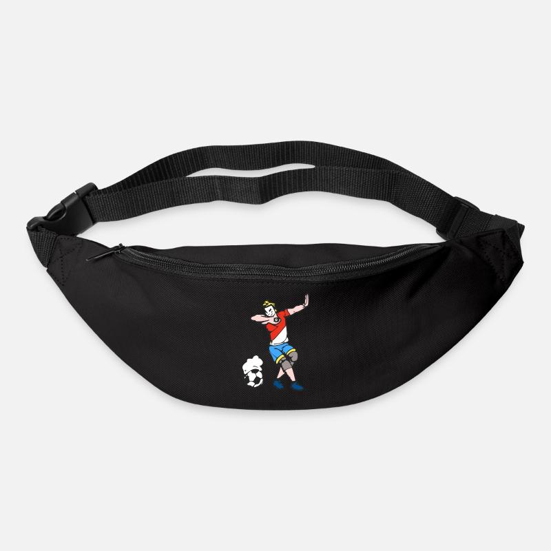 Der maskierte Fußballer - Gürteltasche - Schwarz