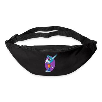 Lustiger kleiner Osterhase - Gürteltasche - Schwarz - Vorne