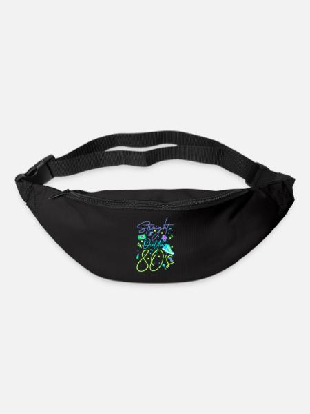 80er Leuchtreklame - Gürteltasche - Schwarz