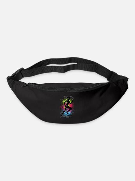 Running Sport Frau Joggerin Läuferin Rennen Laufen - Gürteltasche - Schwarz