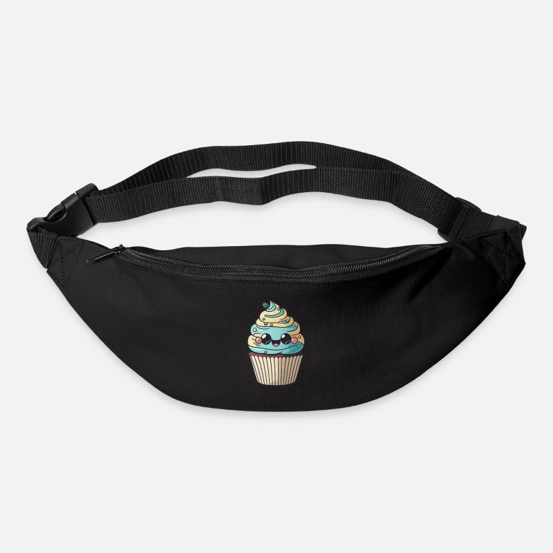 Cute Cupcake Muffin - Gürteltasche - Schwarz