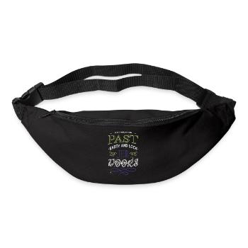 area 51 raid @zackiinnitbrahhh alien pun - Gürteltasche - Schwarz - Vorne