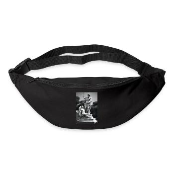 Zeus et Apollon - Sac banane - noir - Devant