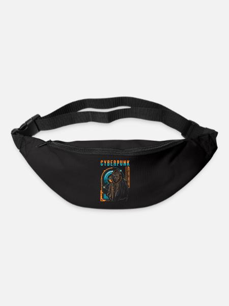 Cyberpunk Retro Manga Scifi - Gürteltasche - Schwarz