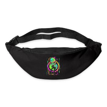 Cyberpunk Streetwear Gamer Technology - Bum bag - black - Front