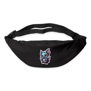 Bat / Vampire / Dracula / Animal / Halloween - Bum bag - black - Front