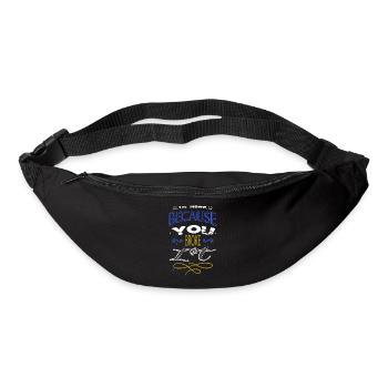 gift idea sayings cool geek funny mechanic - Bum bag - black - Front