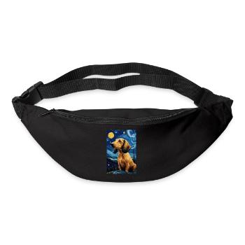 Dackel - Gürteltasche - Schwarz - Vorne