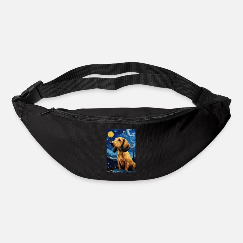 Dackel - Gürteltasche - Schwarz