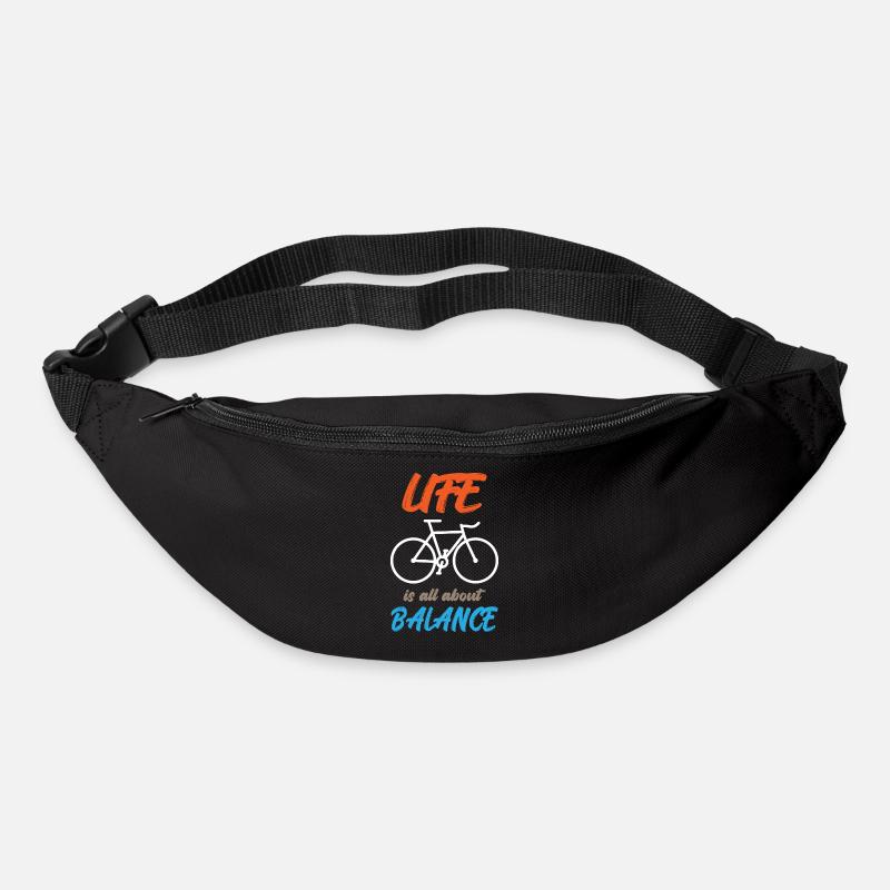 Life Is All About Balance - Gürteltasche - Schwarz