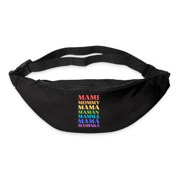 Mami Mommy Mama Maman Mamma Mamá Maminka - Bum bag - black - Front