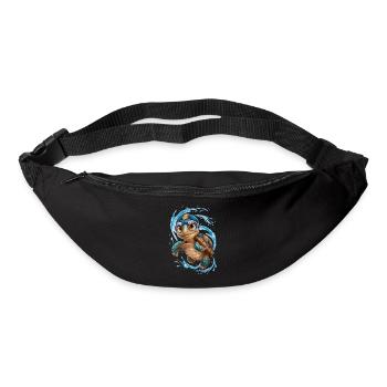 Happy Swimming Turtle! - Bum bag - black - Front