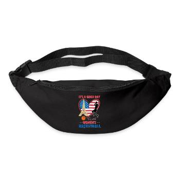 Women s basketball - Sac banane - noir - Devant