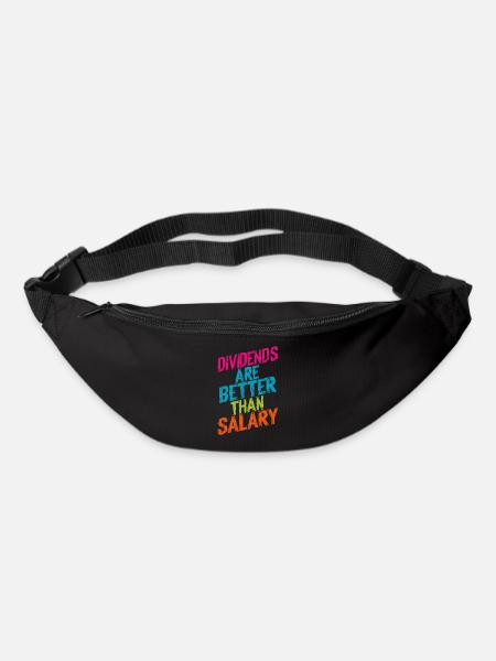 Dividenden sind besser als Gehalt - Gürteltasche - Schwarz