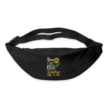 Nature Odeur Amour Saint Valentin - Sac banane - noir - Devant