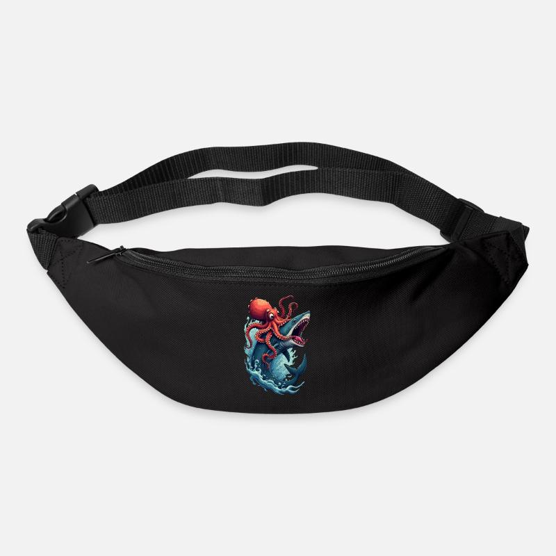Seeschlacht - Gürteltasche - Schwarz