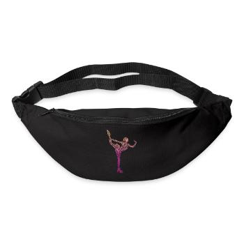 Eislaufen Geschenk Schlittschuhlaufen Eiskunstlauf - Gürteltasche - Schwarz - Vorne