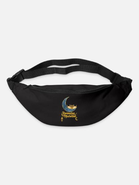 Cadeau du Ramadan Aïd Moubarak Islam Allah Musulman - Sac banane - noir